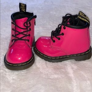 Hot Pink Dr. Martens Boots.